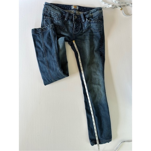 Antik Jeans Size 28 Y2K Embroidered Pocket - Picture 6 of 15